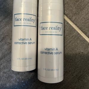 brand new face reality  vitamin a corrective serum set of two unopened